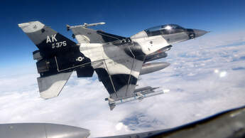 F-16 Aggressor aus Alaska im Flug