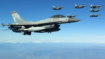 F-16 Griechenland mehrere Maschinen in der Luft