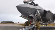 F-35A der Aeronautica Militare verlegten Ende September 2019 nach Island.