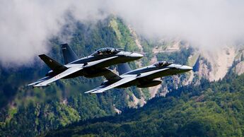 F/A-18 Hornet der Schweizer Luftwaffe.