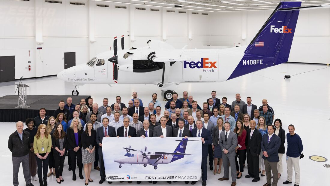 FedEx übernahm am 9. April 2022 ihre erste Cessna SkyCourier.