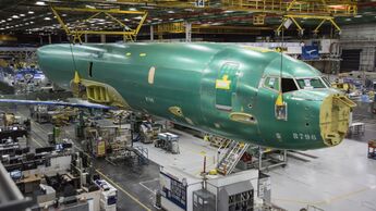 First P-8A Norway fuselage load into SI tool
