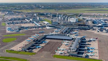 Flughafen Amsterdam Schiphol.