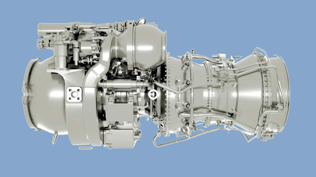 GE T901 Wellenturbine für die US Army.