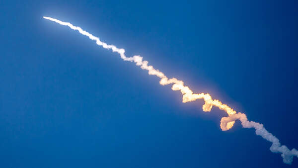 GMD-Raketenabwehr im Flug