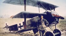 German Pilot Gontermann & His Fokker DR-1