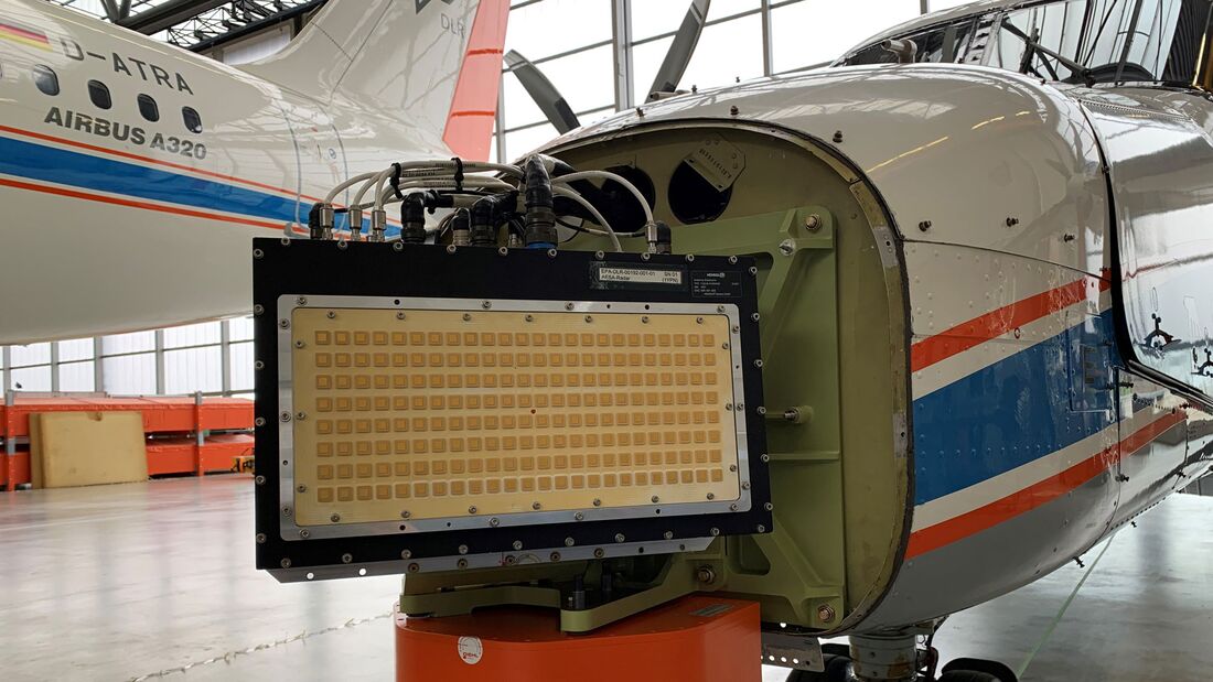 Hensoldt testet ein AESA-Radar für Detect & Avoid-Anwendungen in UAVs.