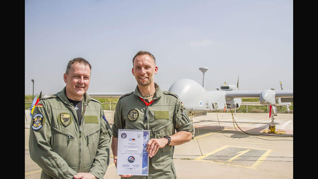 Heron TP in Tel Nov - Ausbildung von Lutwaffe Piloten und Bedienern
