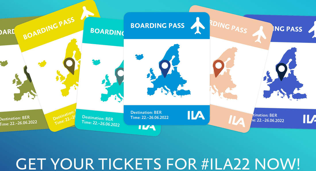 ILA Berlin 2022 Ticketverkauf.