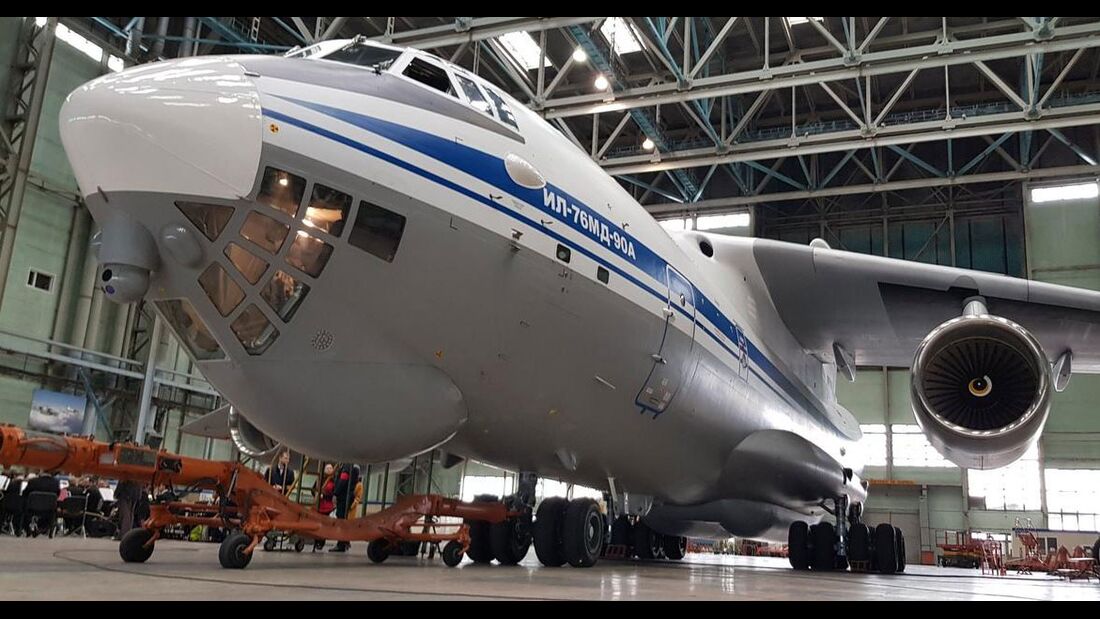 Iljuschin Il-76MD-90A erste Lieferung im April 2019 in Uljanowsk