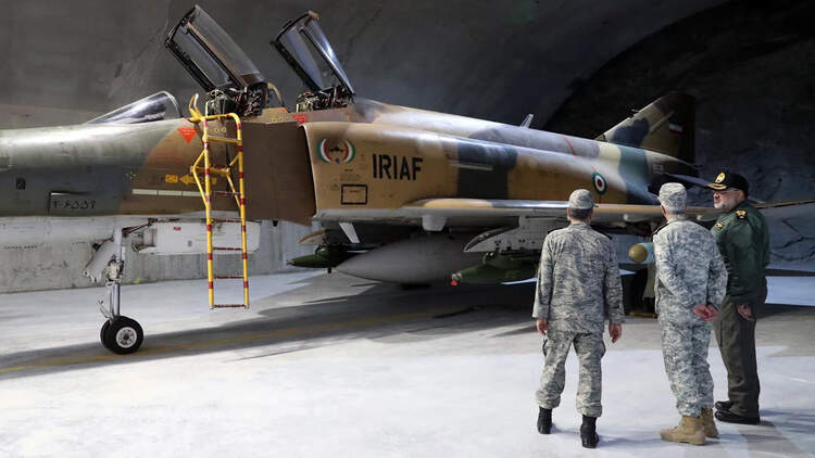 Iranian Army reveals underground airforce base