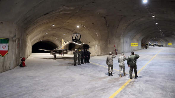 Iranian Army reveals underground airforce base