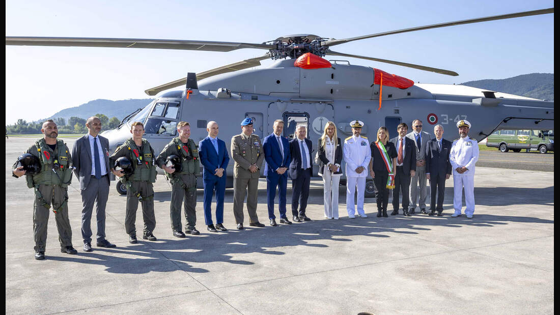 Italiens Marine hat ihren letzten von 56 NH90 von Leonardo übernommen.