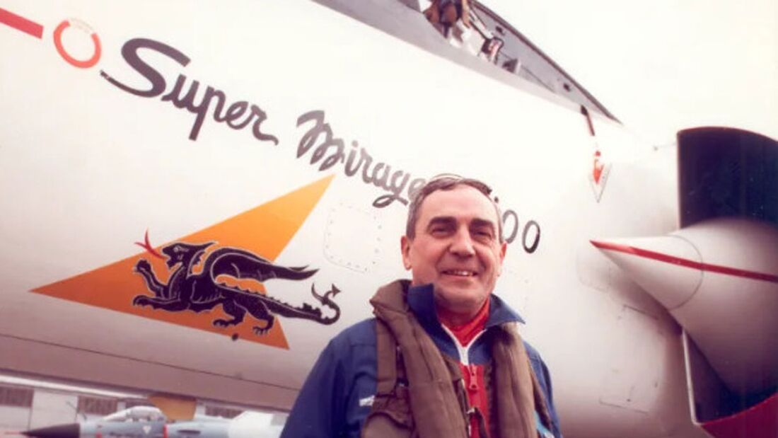 Jean-Marie Saget, ehemaliger Cheftestpilot von Dassault Aviation.