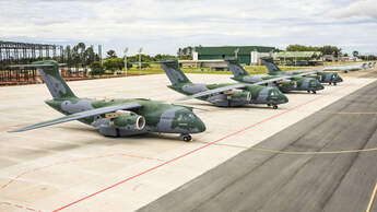 KC-390 der brasilianischen Luftstreitkräfte.