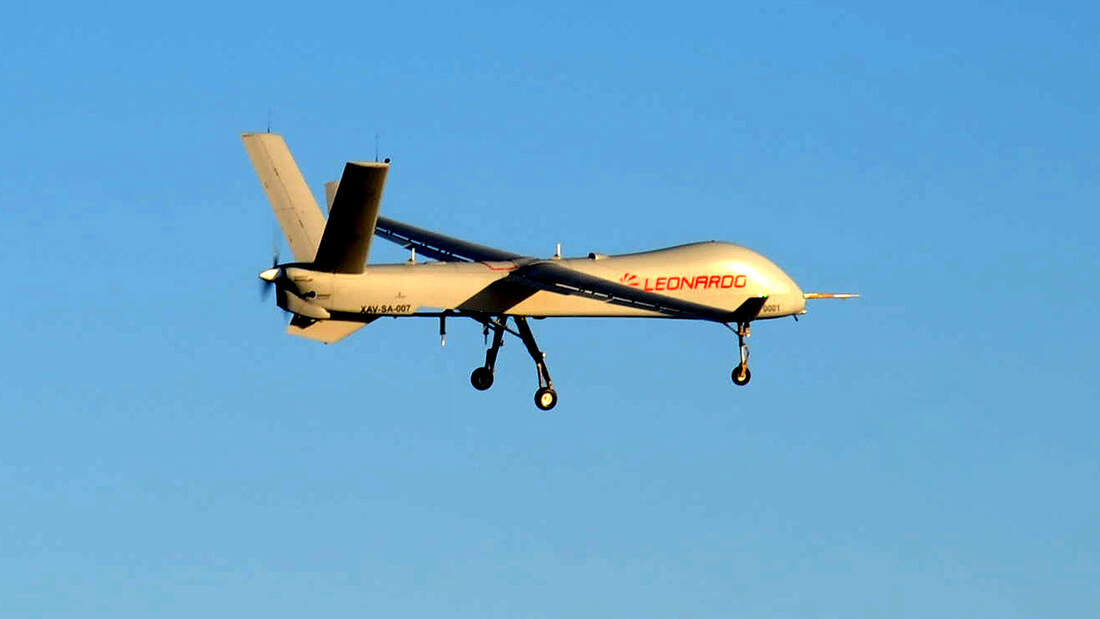 Leonardo Falco Xplorer beim Erstflug im Januar 2020.