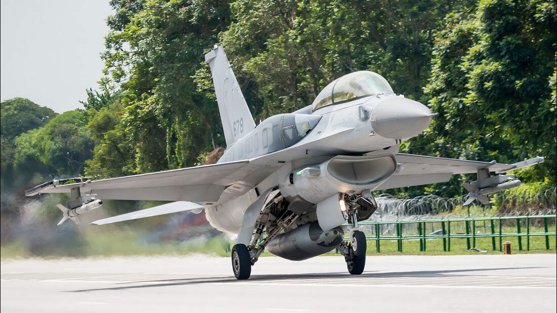 Lockheed Martin F-16 der Republic of Singapore Air Force.