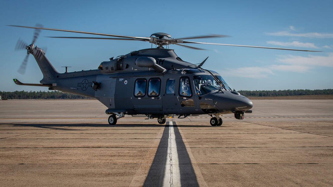 MH-139A Grey Wolf am Boden