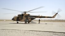 Mi-17 on the ramp in Shindand, Afghanistan
