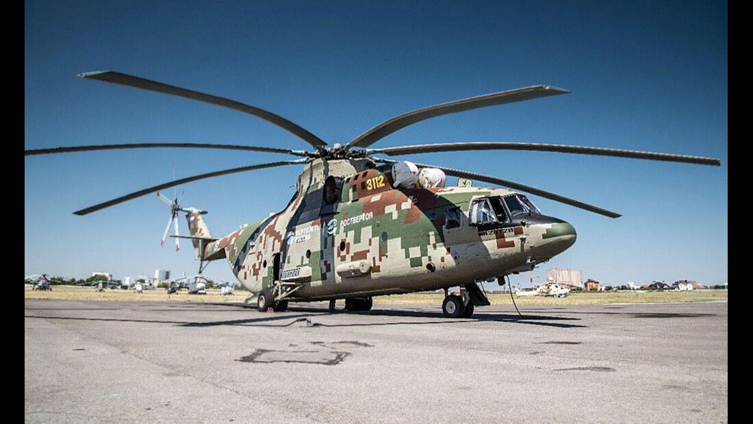 Mi-26T2W im August 2018 bei Rostvertol.