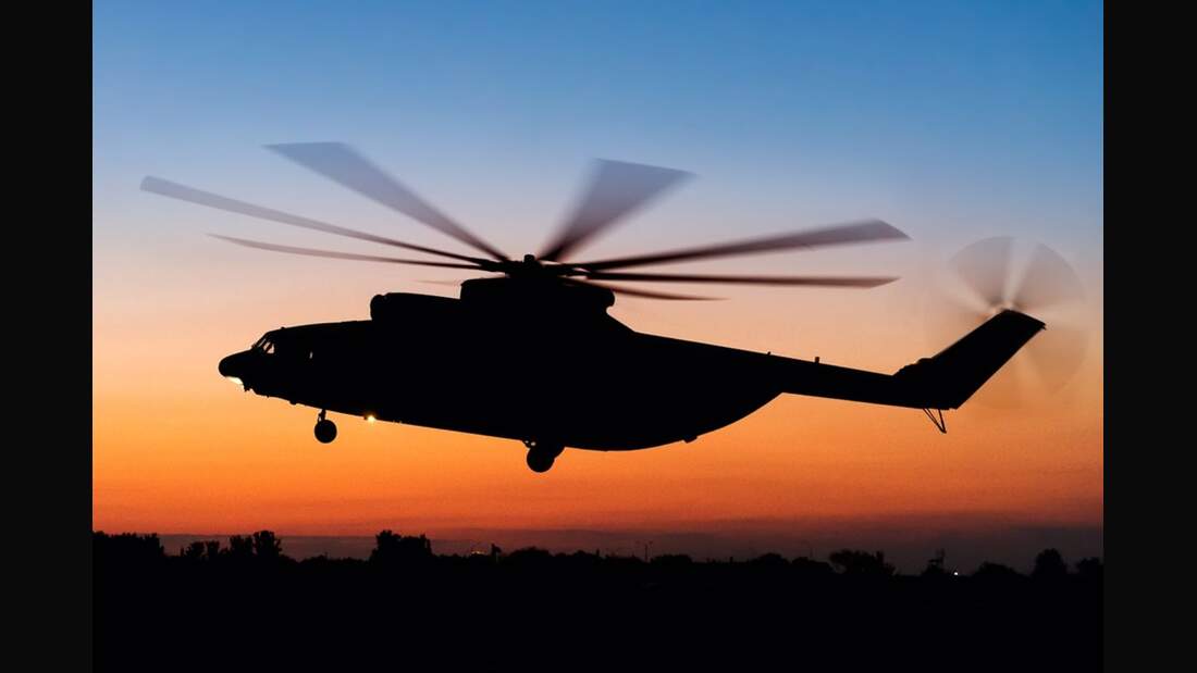 Mil Mi-26T2W im Flug.
