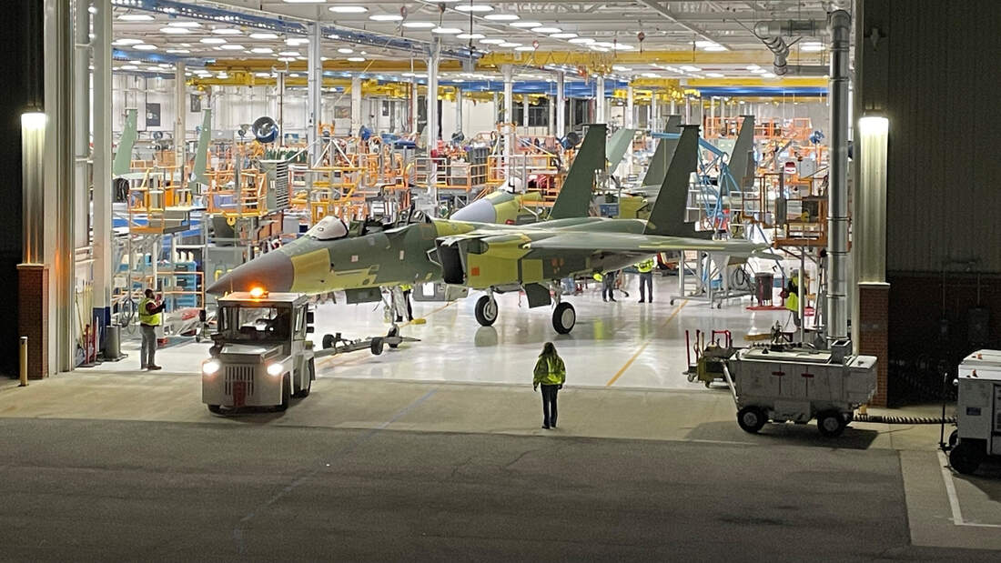 Fast fertig Erste einsatzfähige F15EX Eagle II gesichtet FLUG REVUE