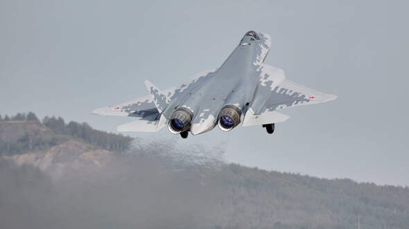 Neue Suchoi Su-57 für die russische Luftwaffe.