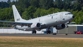 Norwegen erhält fünf Boeing P-8A Poseidon. Die erste flog am 9. August. 