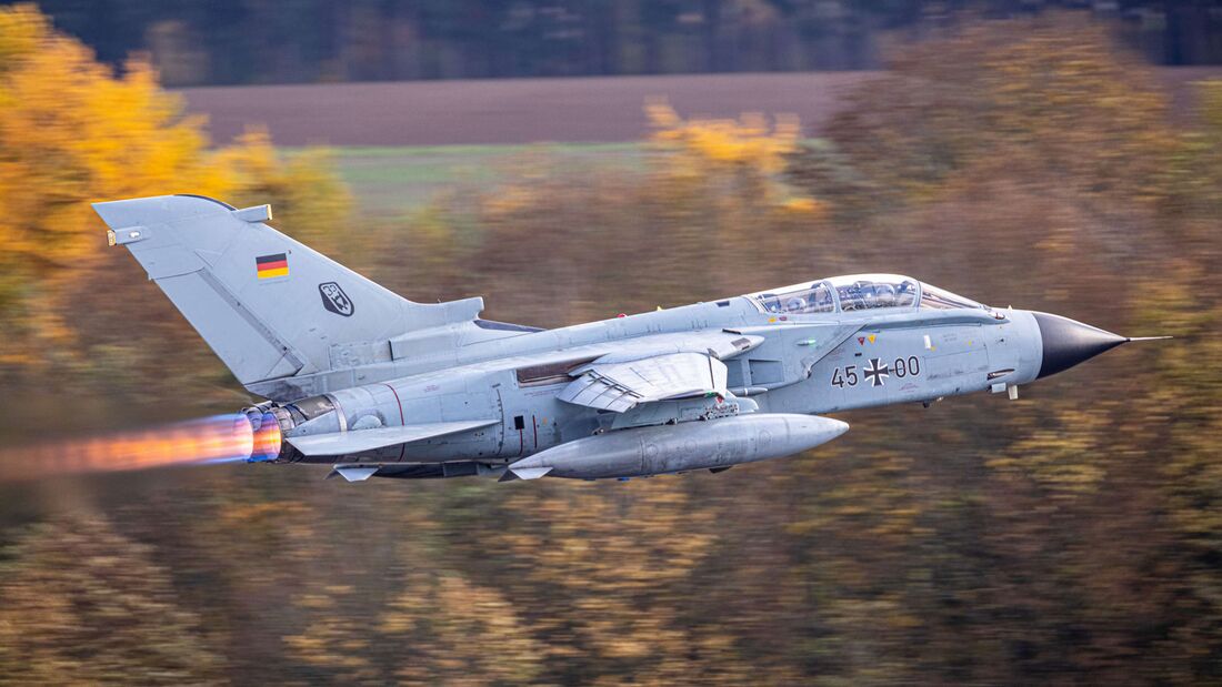 Panavia Tornado der Luftwaffe beim Taktischen Luftwaffengeschwader 33 in Büchel.