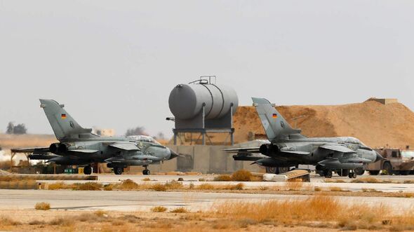 Panavia Tornado der Luftwaffe in Al-Asrak, von wo aus Aufklärungsflüge für den Kampf gegen den IS durchgeführt werden.