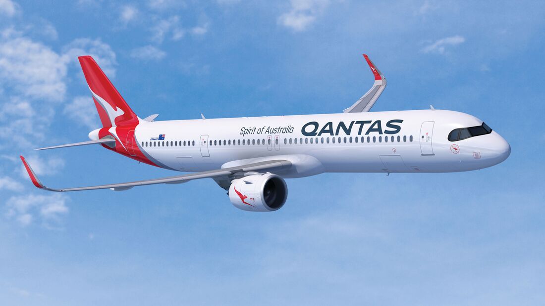 Qantas wird ihre Flotte mit der A320-Familie (hier A321XLR) erneuern.