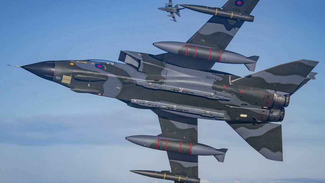 ROYAL AIR FORCE RELEASES IMAGES OF ICONIC TORNADO FAST JET
