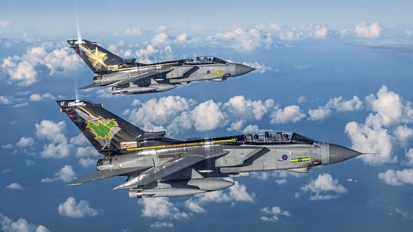 ROYAL AIR FORCE RELEASES IMAGES OF ICONIC TORNADO FAST JET