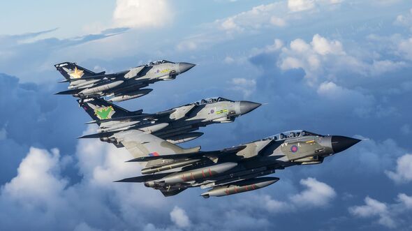 ROYAL AIR FORCE RELEASES STUNNING IMAGES OF ICONIC TORNADO FAST JET