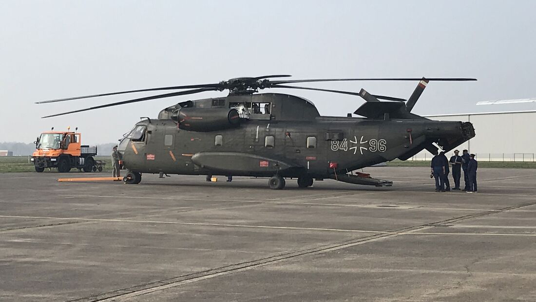 Rheinmetall Aviation Services wartet nun in Diepholz CH-53G der Luftwaffe.