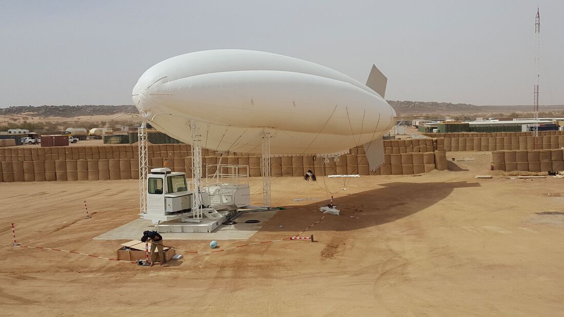 Rheinmetall soll der Bundeswehr einen Aufklärungs-Aerostat für ein Feldlager in Mali liefern.