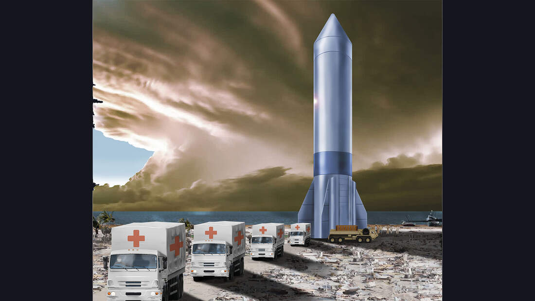 Rocket-Cargo-Konzept des Air Force Research Laboratory.