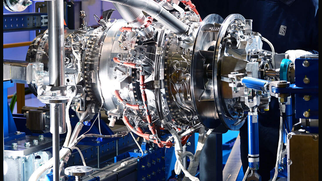 Rolls-Royce entwickelt eine kleine Gasturbine speziell als Antrieb von hybrid-elektrischen Fluggeräten.