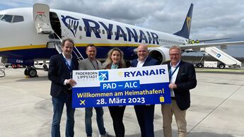 Ryanair fliegt von Paderborn zu drei Zielen am Mittelmeer.