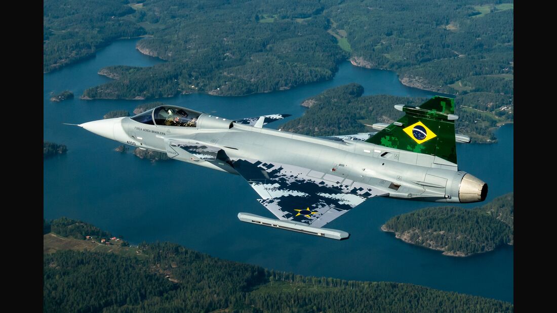 Saab Gripen E - erstes Flugzeug für Brasilien