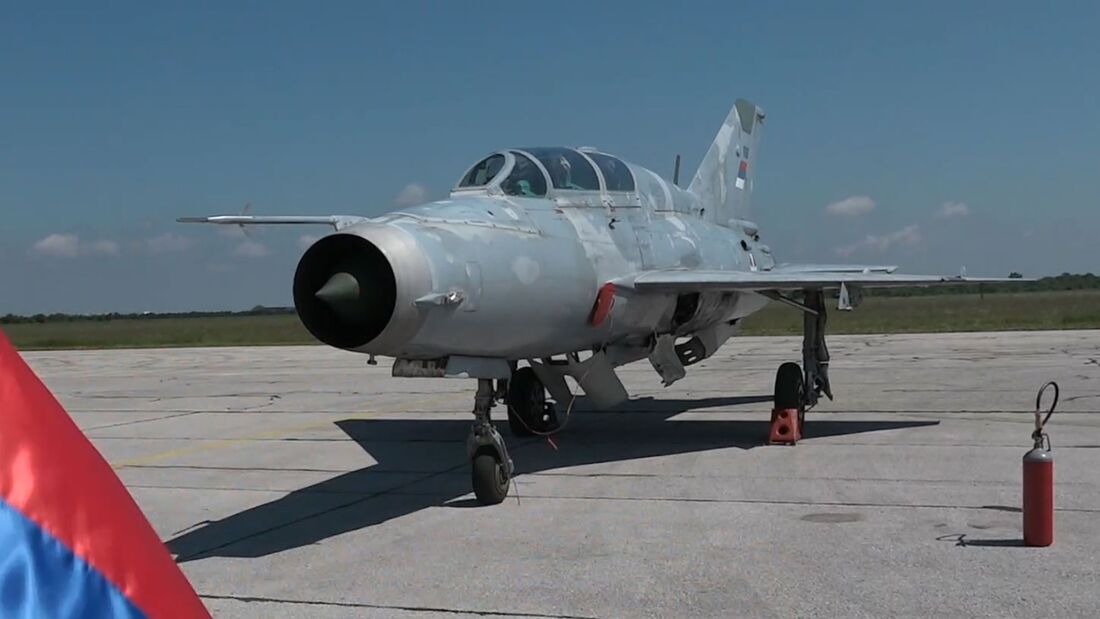 Serbien verabschiedete im Mai 2021 ihre letzte MiG-21, einen UM-Doppelsitzer.