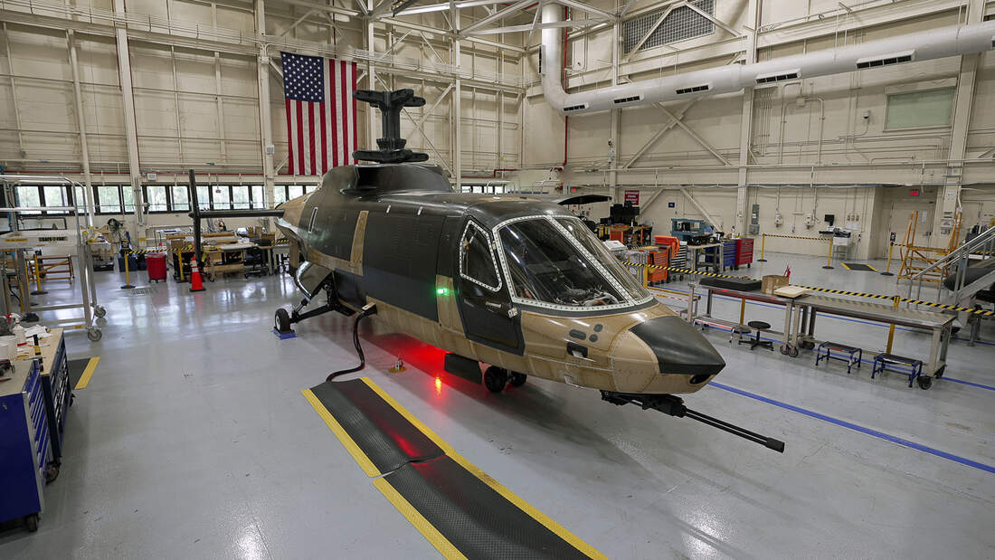 Sikorsky Raider-X Prototyp in Halle