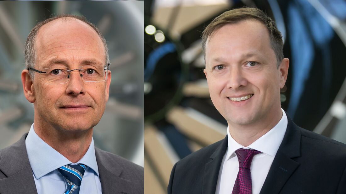 Stefan Thomé (50) wurde zum Geschäftsführer von Airbus Helicopters in Deutschland ernannt, nachdem Wolfgang Schoder (59. links) in den Ruhestand geht.