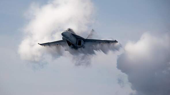 Strike Fighter Squadron 213 Airborne Change of Command