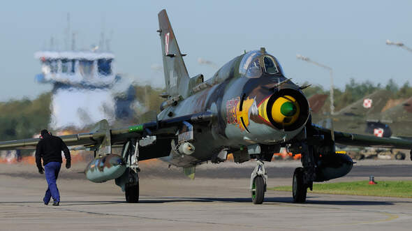 Suchoi Su-22 Polen am Boden