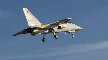 TAI Hürjet beim Erstflug im April 2023.