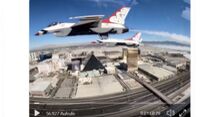 Thunderbirds über Las Vegas am 11. April 2020.