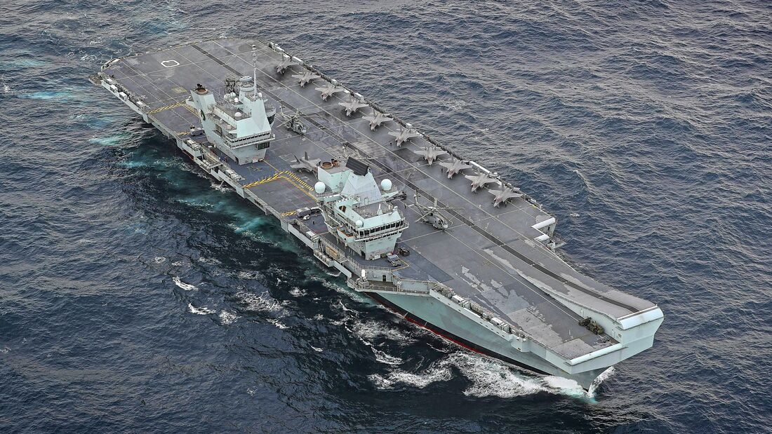 UK Carrier Strike Group assembles for the first time
