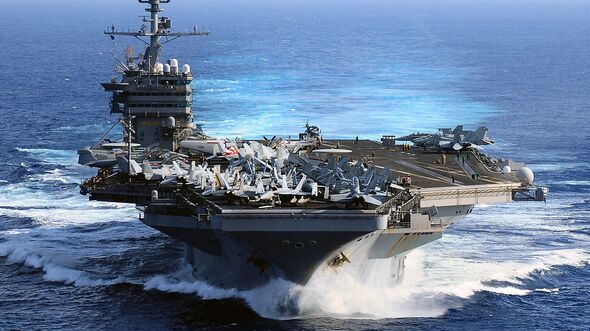 USS George Washington Ansicht von vorne