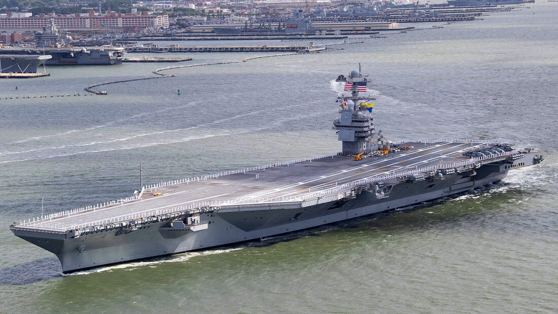 Der neue SuperFlugzeugträger USS Ford ist wieder zu Hause FLUG REVUE